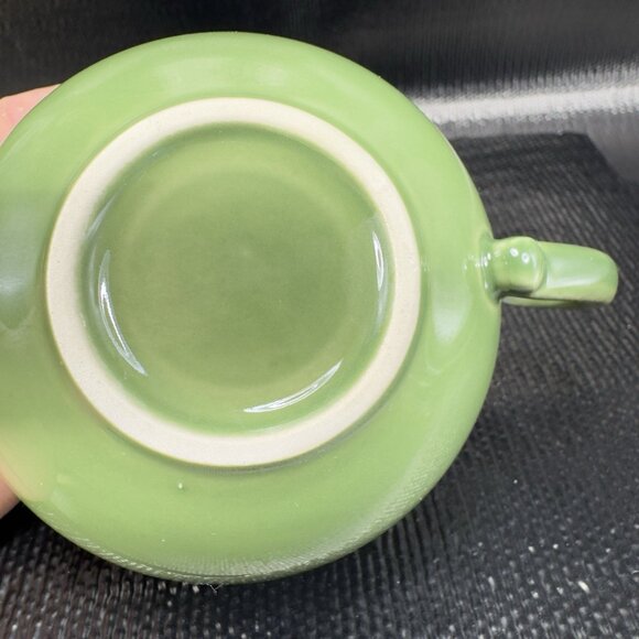 Pierre Deux Green Teacup Cup Mug Stoneware Ceramic Made In Portugal Vintage Cup - Picture 5 of 10